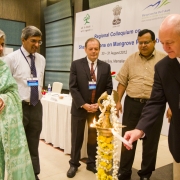MFF opens the Colloquium by lighting the ceremonial lamp